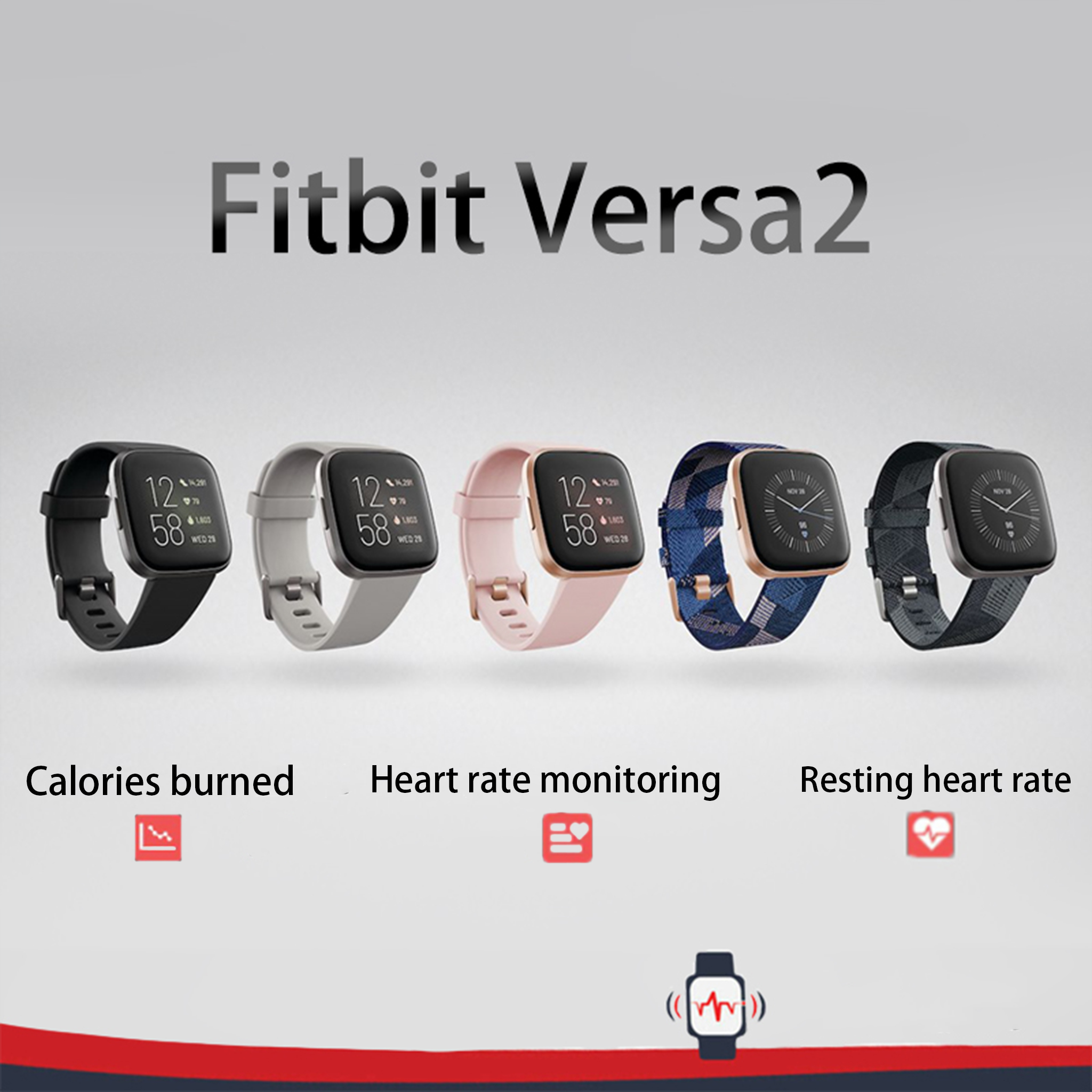 Smartwatch Health Watches - Fitbit Versa 2 Health and Fitness