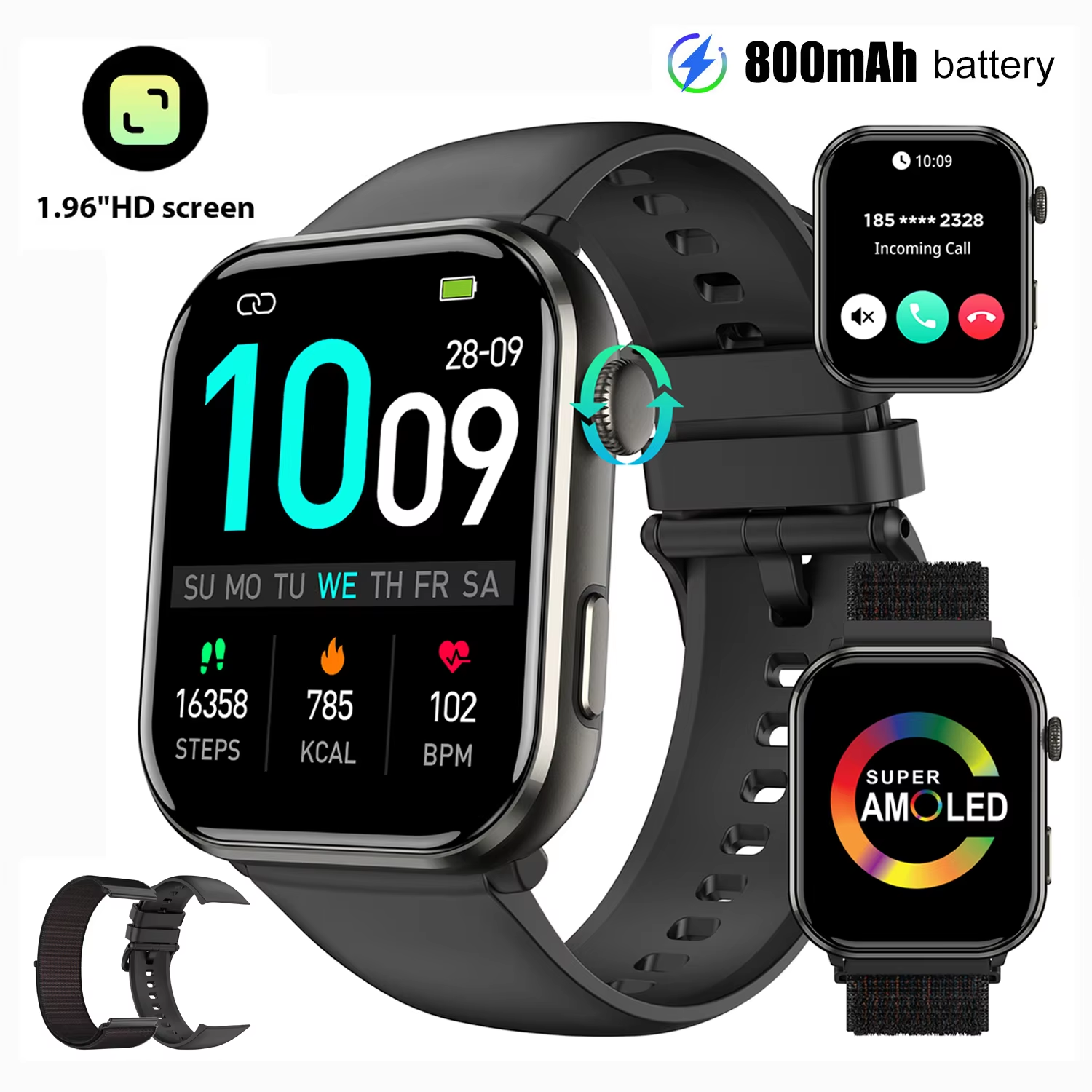 Smartwatch Health Watches - Blackview R60 Bluetooth Call Smartwatch For