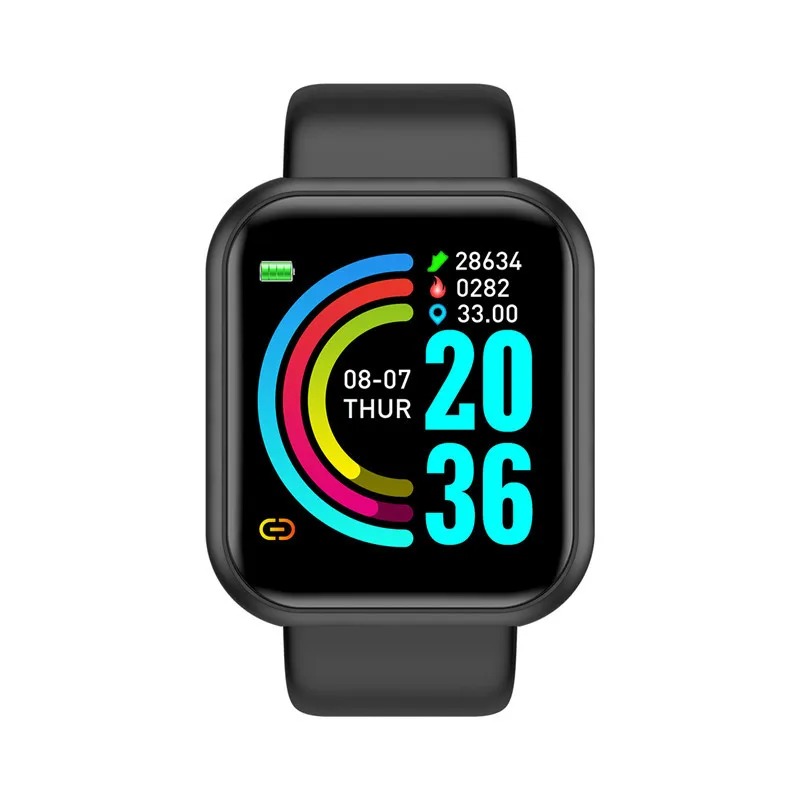 Watch Smart Y68 - Smartwatch For Women Men Watches Heart