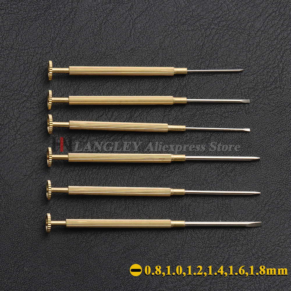 Watchmaker Screwdriver - Metal Slotted Screwdriver for Rolex Watch