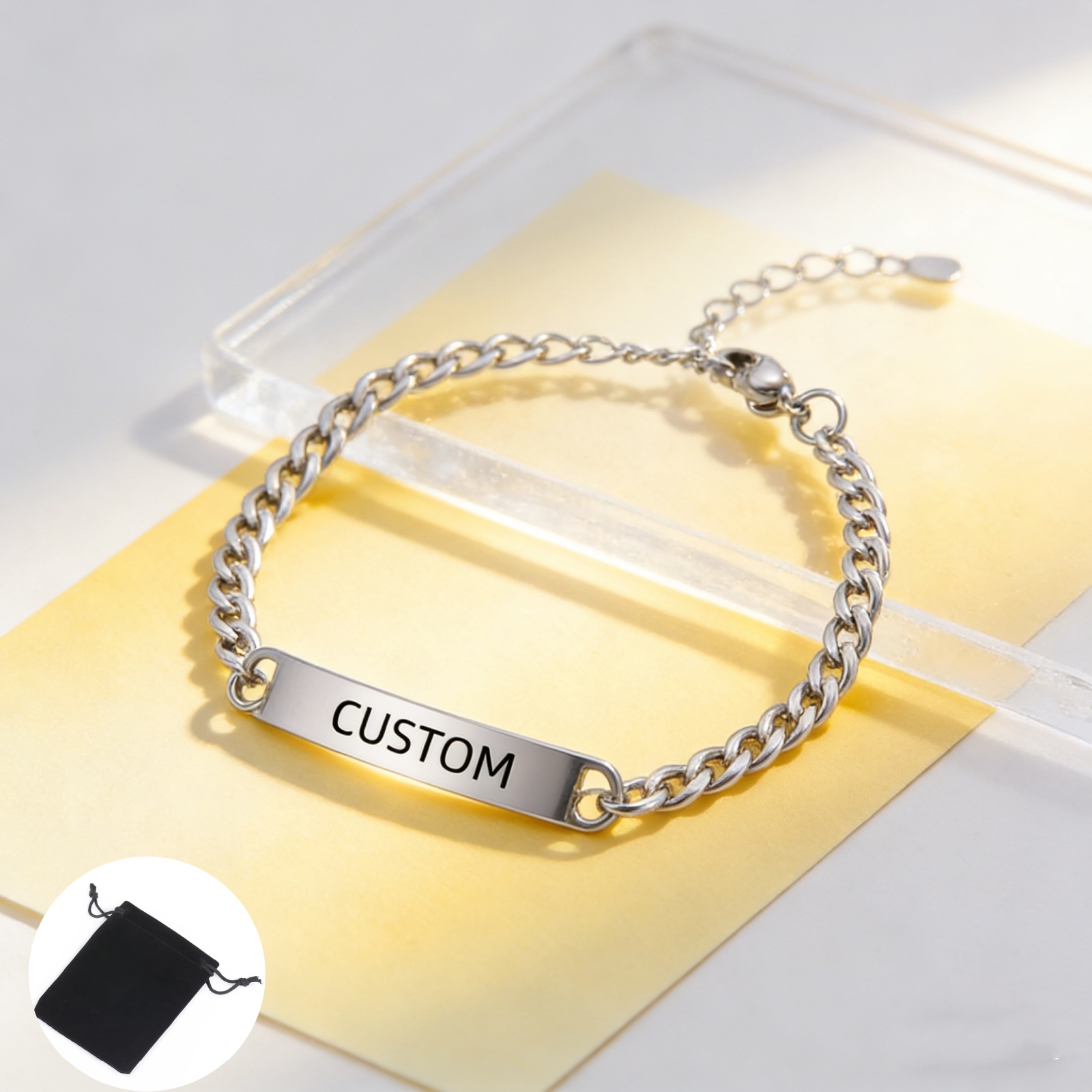 Bracelet Link Remover - Customized Name Text Date 5MM Cuban