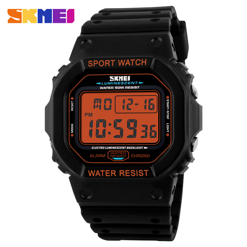 Casio Watches Smartwatch - SKMEI Digital Men's Watches Chrono Alarm