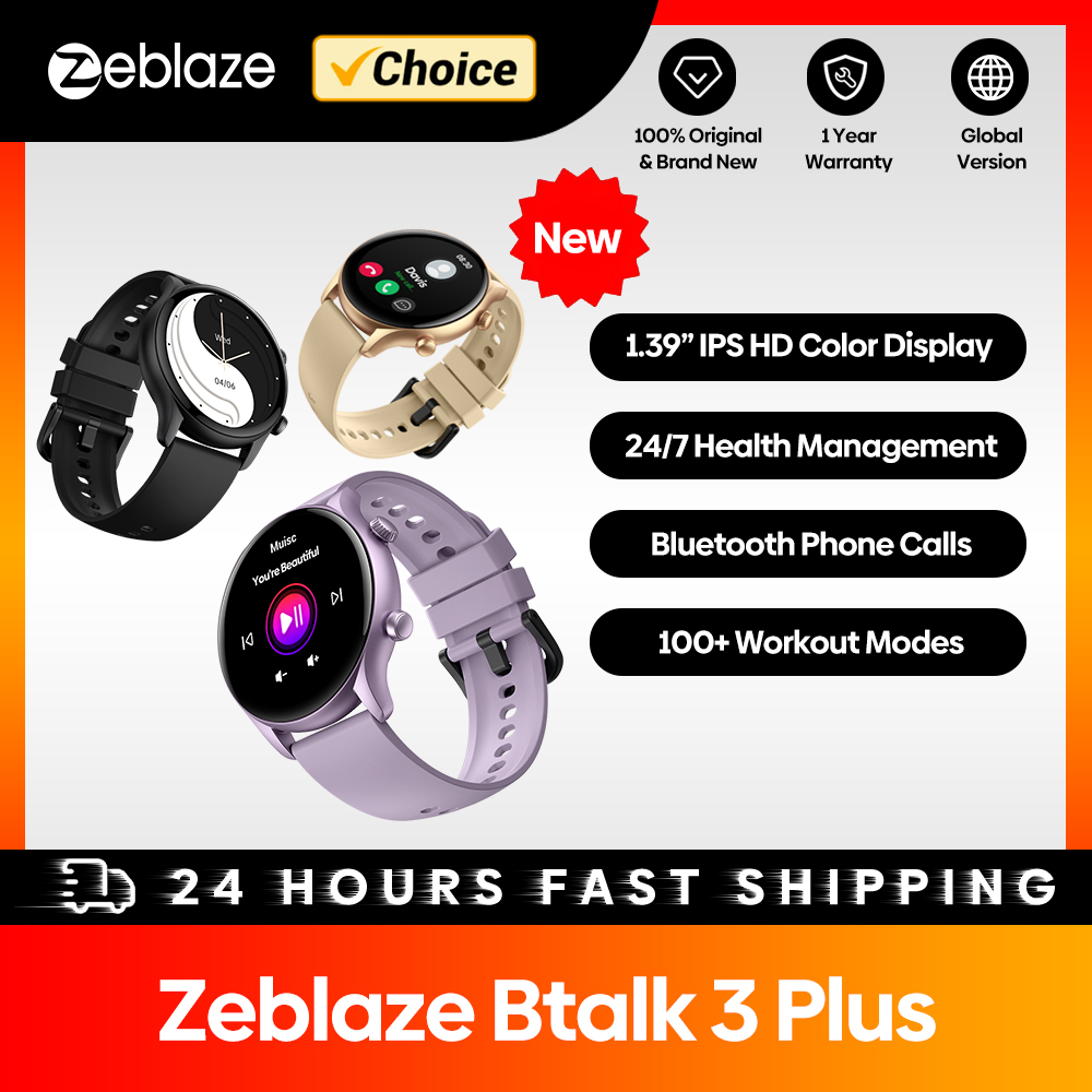 Watch Esim - New Zeblaze Btalk 3 Plus Voice