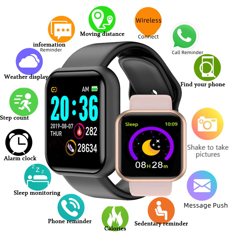 Multi-color Smart Watch For Ch - Watch Smart Y68 incelemesi ve fiyatı