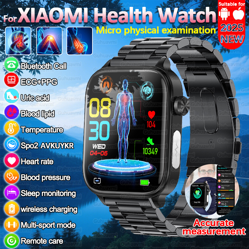 2025 New For XIAOM1 ECG+PPG Bl - Smartwatch New Watches 2025 incelemesi ve fiyatı