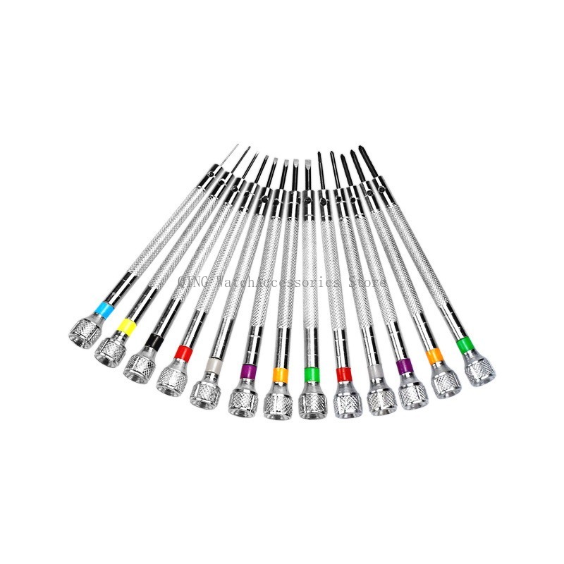 13Pcs 0.6mm-2.0mm Watch Repair - Watchmaker Screwdriver incelemesi ve fiyatı