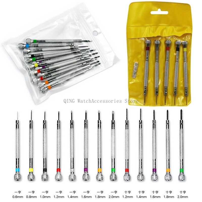 13Pcs 0.6mm-2.0mm Watch Repair - Watchmaker Screwdriver incelemesi ve fiyatı