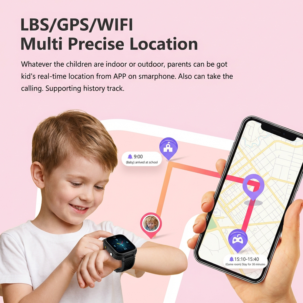 New Kids Smart Watch 4G LTE GP - Smartwatch Watches Gift For Boys With Gps incelemesi ve fiyatı