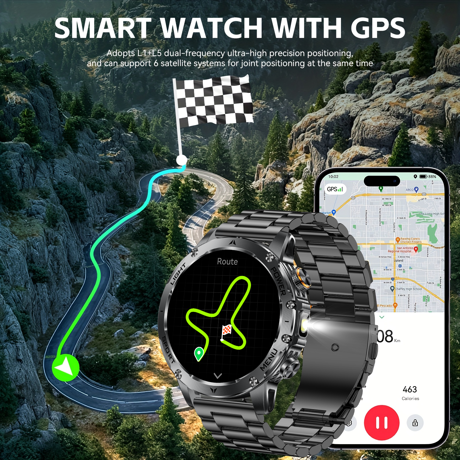 2025 New GPS Outdoor Sports Sm - Smartwatch New Watches 2025 incelemesi ve fiyatı