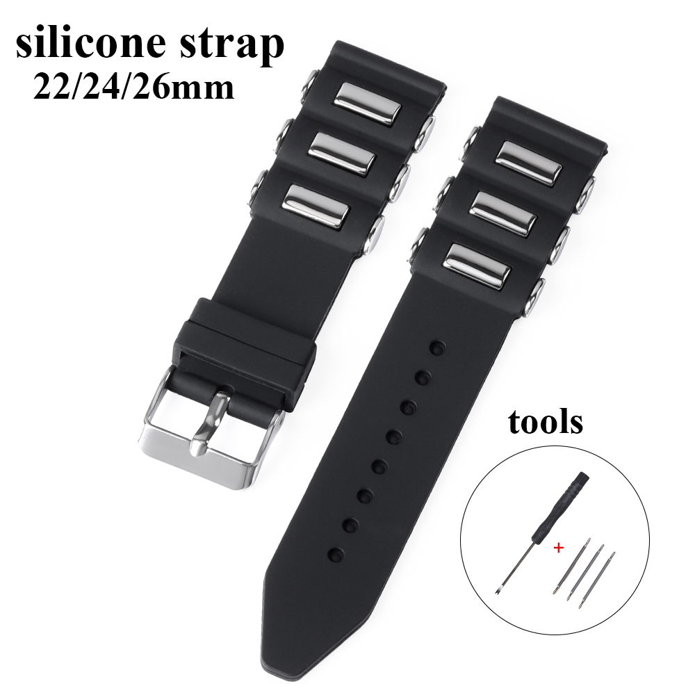22mm 24mm 26mm Rubber Watch Si - Smartwatch Casio Watches For Men incelemesi ve fiyatı
