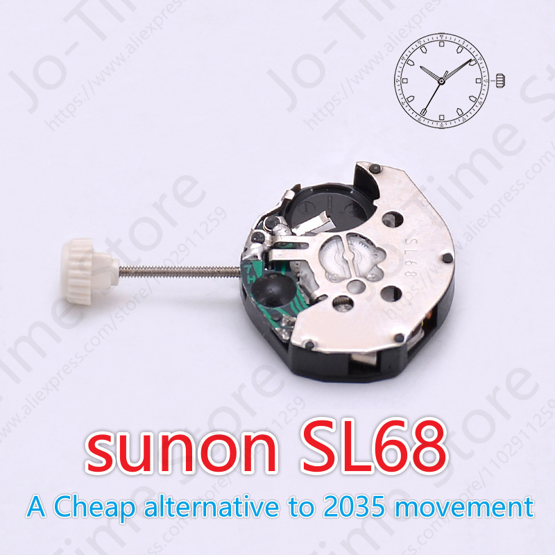 Sunon Sl68 Quartz Watch Moveme - Watch Movement Rotor incelemesi ve fiyatı