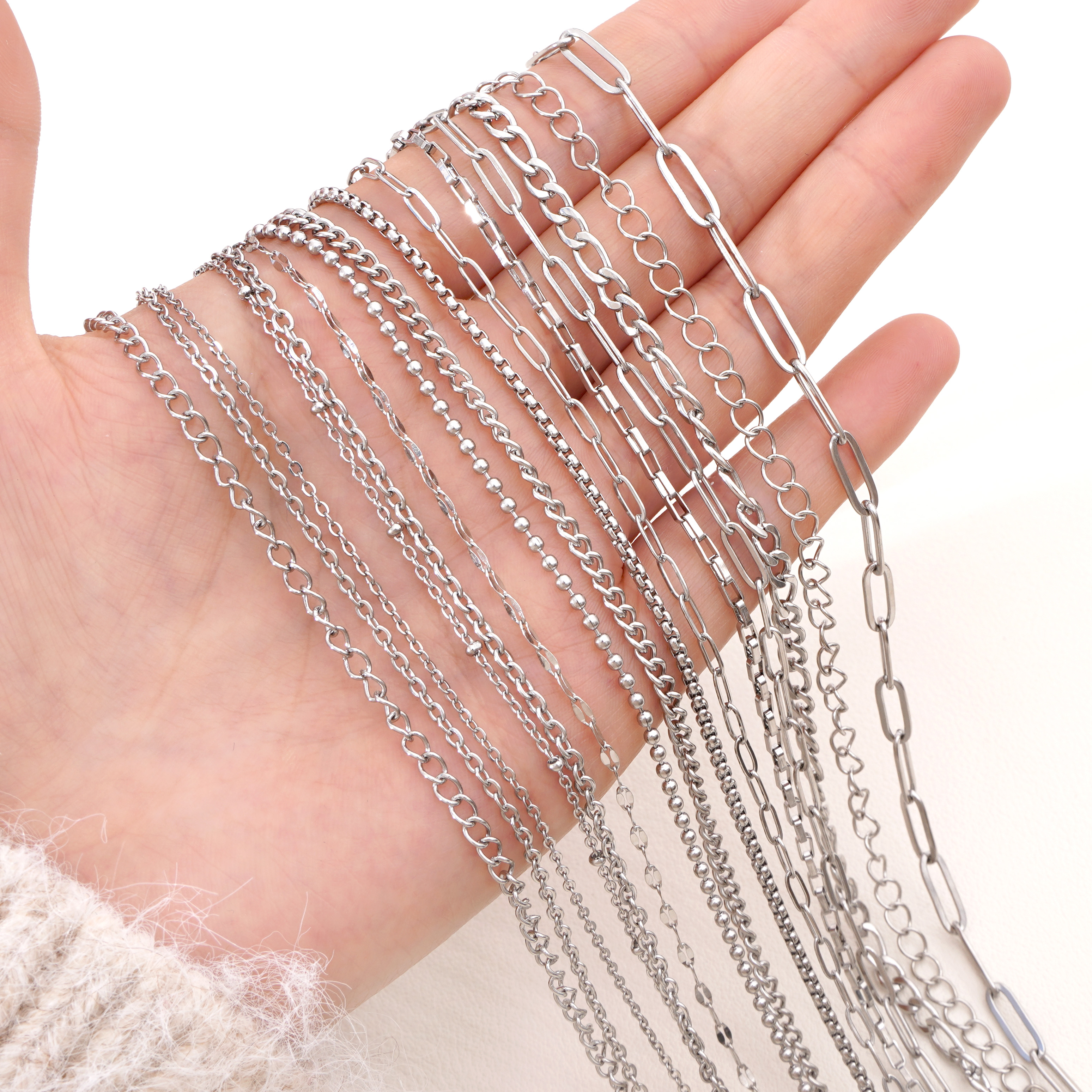 1m/lot Chains Stainless Steel  - Bracelet Link Remover incelemesi ve fiyatı