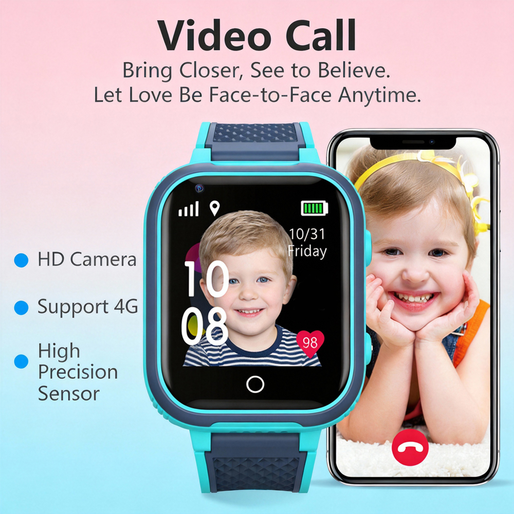 New Smart Watch Kids 4G GPS Tr - Smartwatch Watches Gift For Boys With Gps incelemesi ve fiyatı