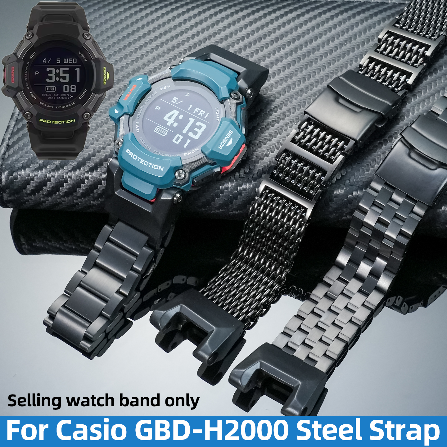 NEW upgrade metal Strap For Ca - Smartwatch Casio Watches For Men incelemesi ve fiyatı