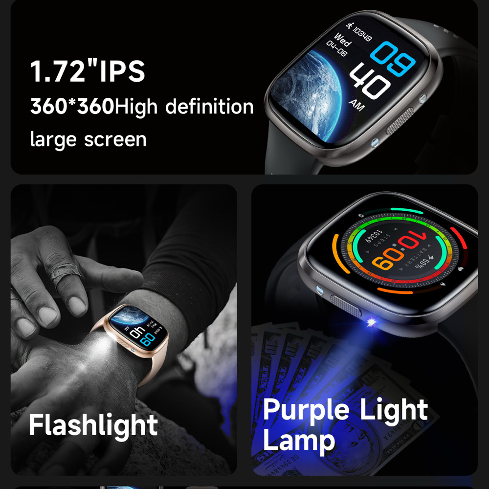Smart Watch Men BT Call LED Fl - Smartwatch Purple Watches For Women incelemesi ve fiyatı