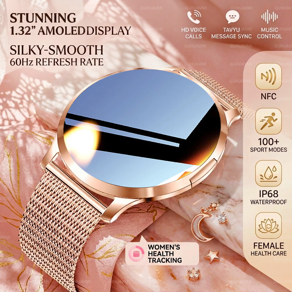 2026New Stylish Women NFC Smar - Smartwatch Stylish Watches For Women incelemesi ve fiyatı