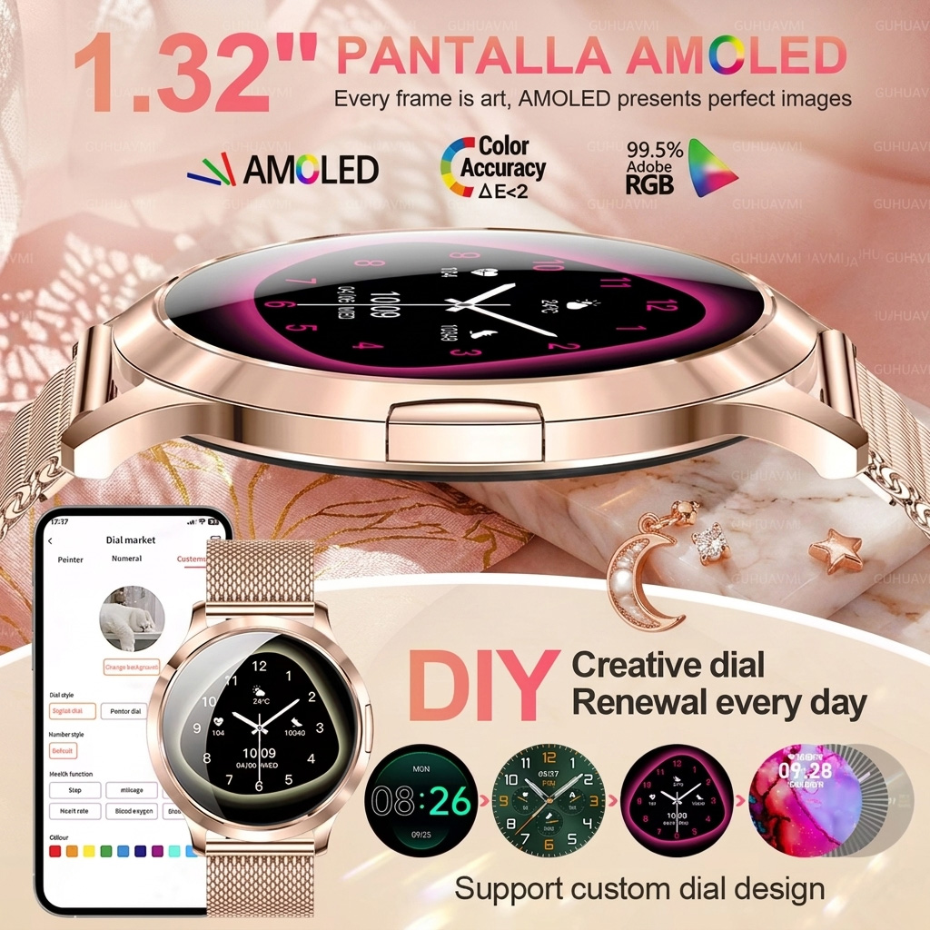 2026New Stylish Women NFC Smar - Smartwatch Stylish Watches For Women incelemesi ve fiyatı