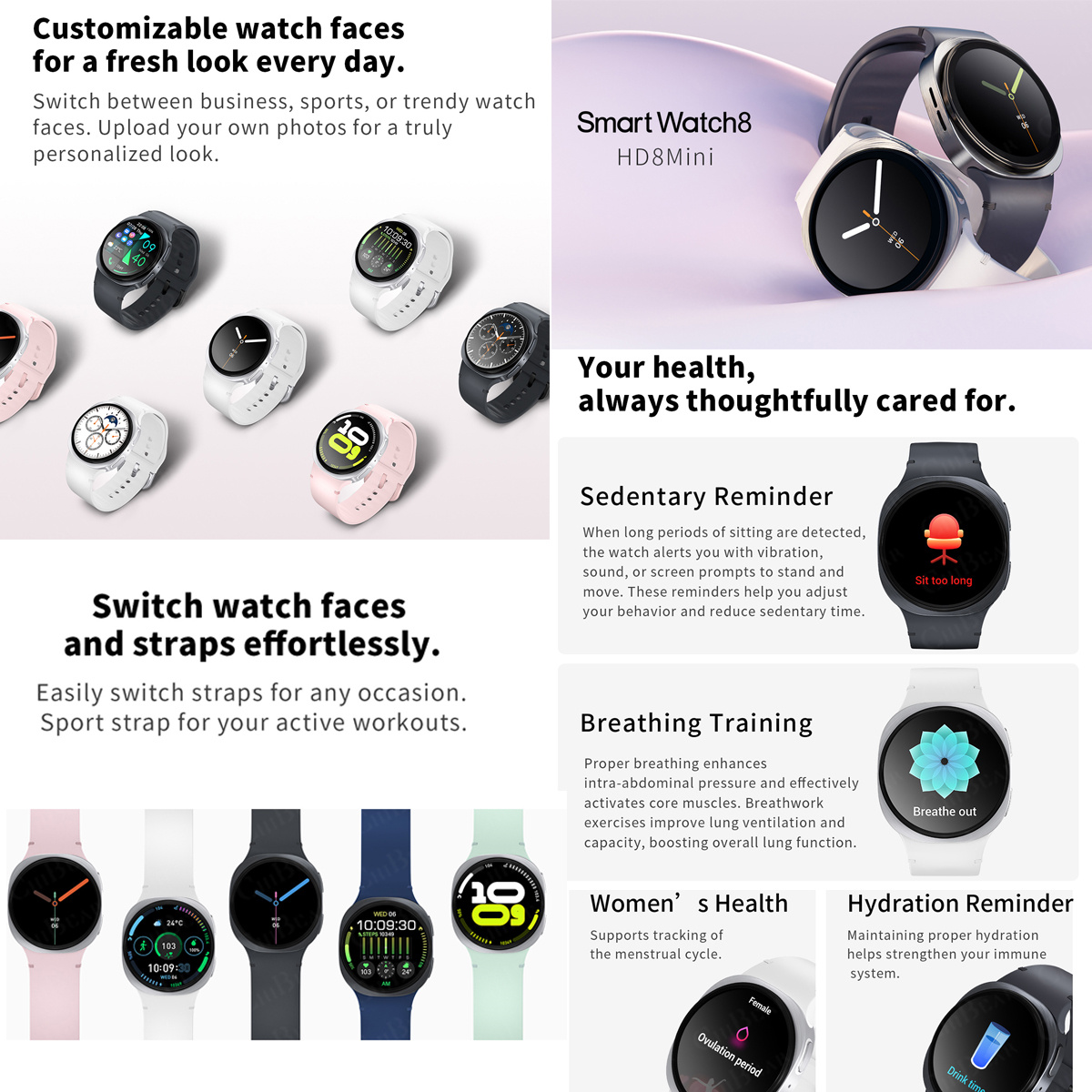 2026 New Watches 8 Mini GPS Tr - Smartwatch Health Watches incelemesi ve fiyatı