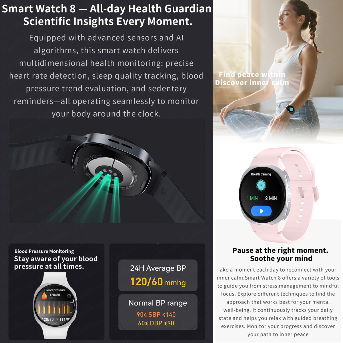 2026 New Watches 8 Mini GPS Tr - Smartwatch Health Watches incelemesi ve fiyatı