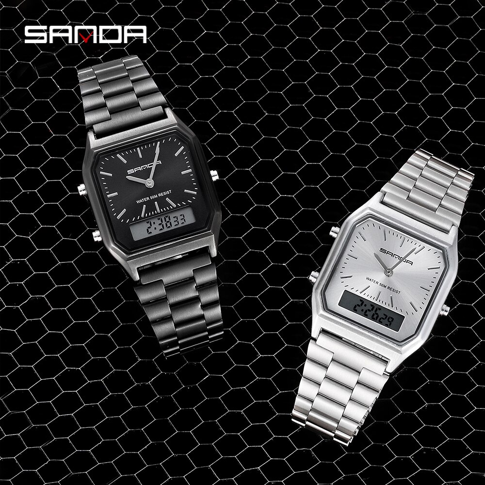 SANDA Luxury Mens G Style Watc - Casio Watches Smartwatch incelemesi ve fiyatı