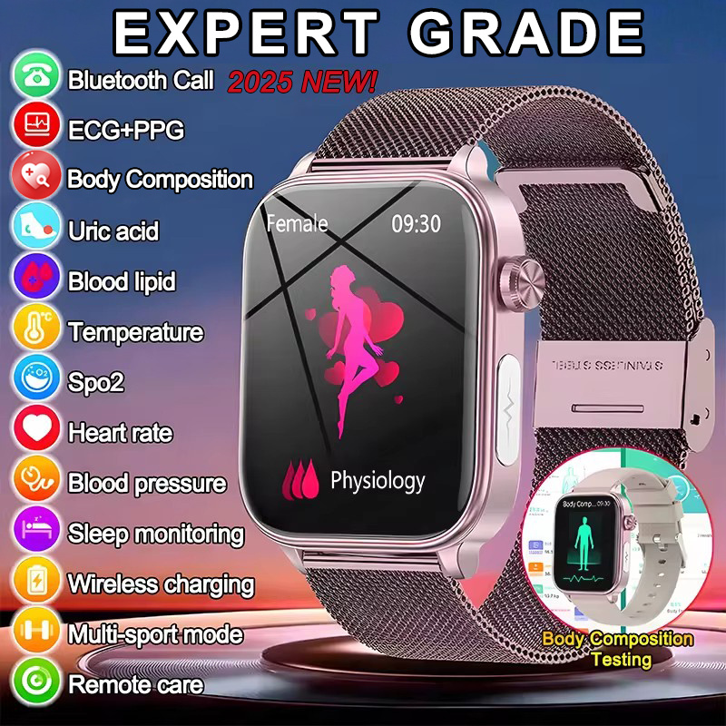 2025 New ECG+PPG Monitoring Sm - Smartwatch Health Watches incelemesi ve fiyatı