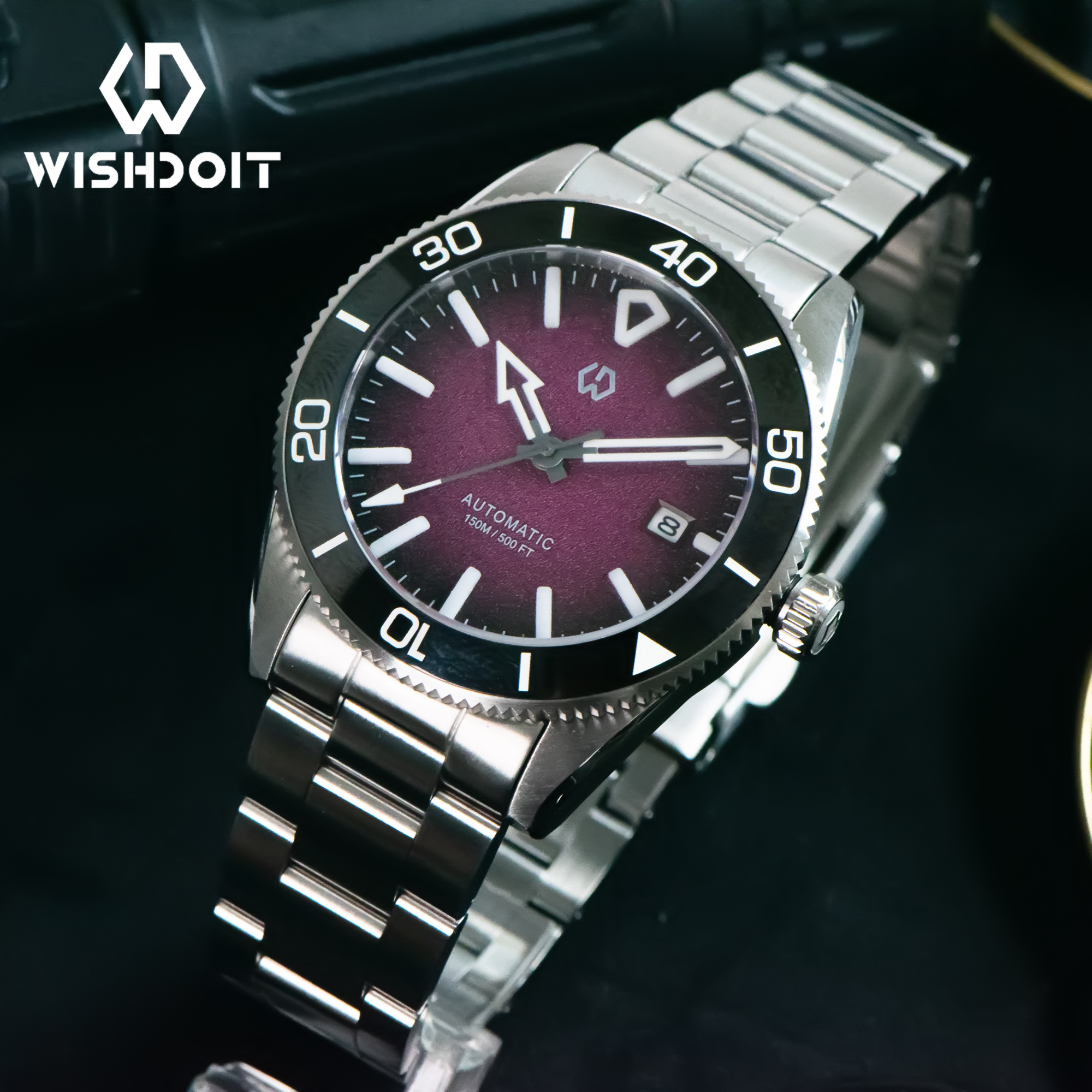 WSD9017 Men's Automatic Watch  - Watch Bezel Insert incelemesi ve fiyatı