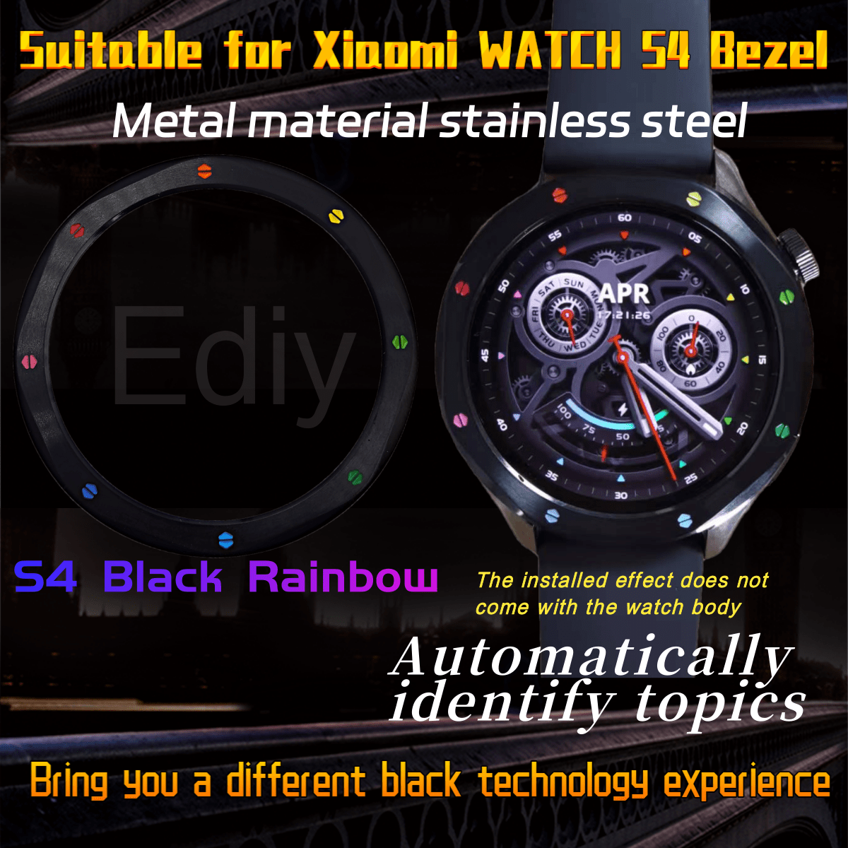 Metal Bezel Ring Watch Bezel S - Watch Esim incelemesi ve fiyatı