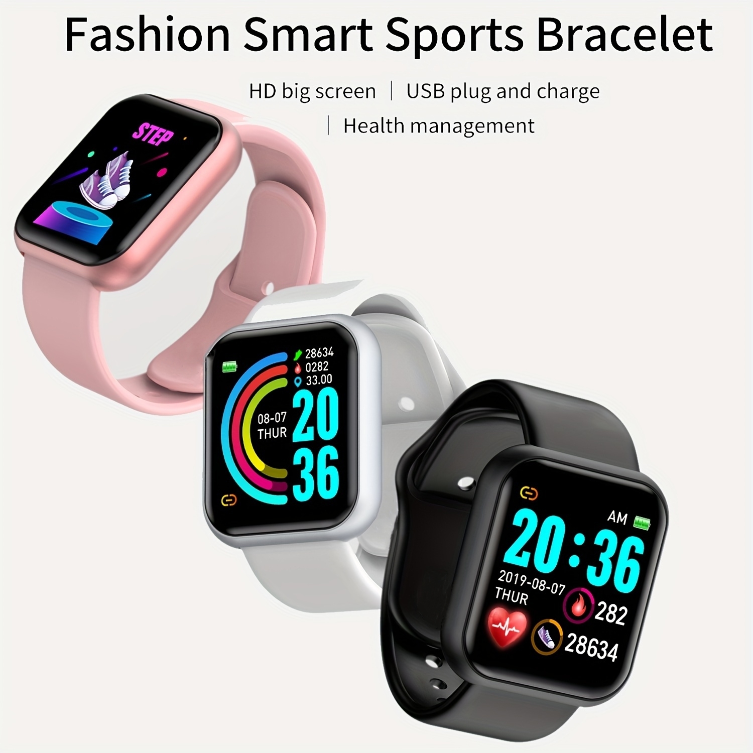 Smart Watch For Men Women Spor - Watch Smart Y68 incelemesi ve fiyatı