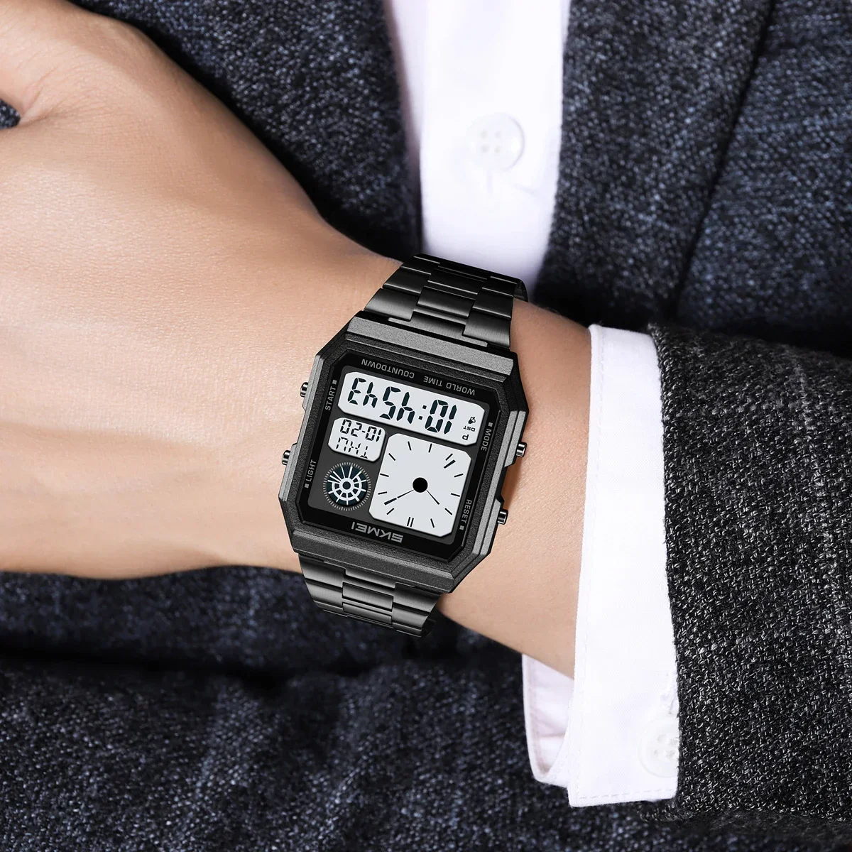 SKMEI 2353 Stainless Steel Str - Casio Watches Smartwatch incelemesi ve fiyatı
