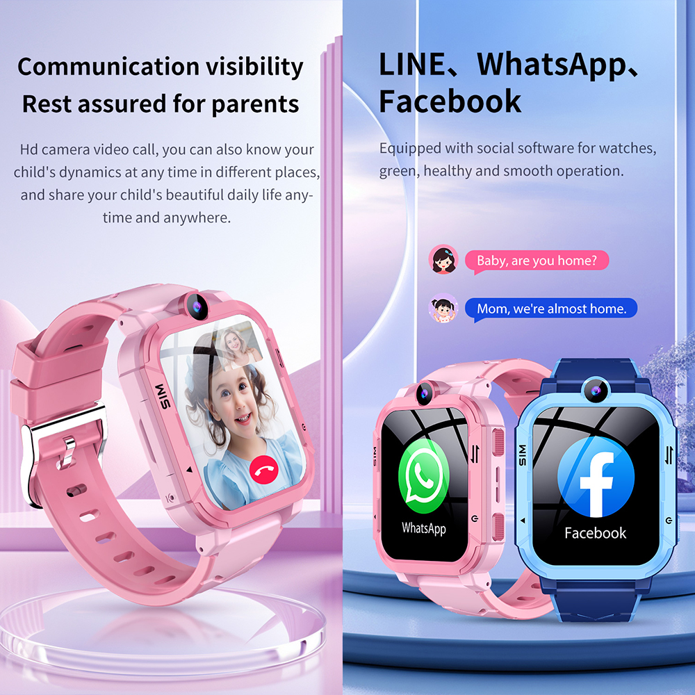 4G Kids Smart Watch 1+8GB GPS  - Smartwatch Watches Gift For Girls incelemesi ve fiyatı