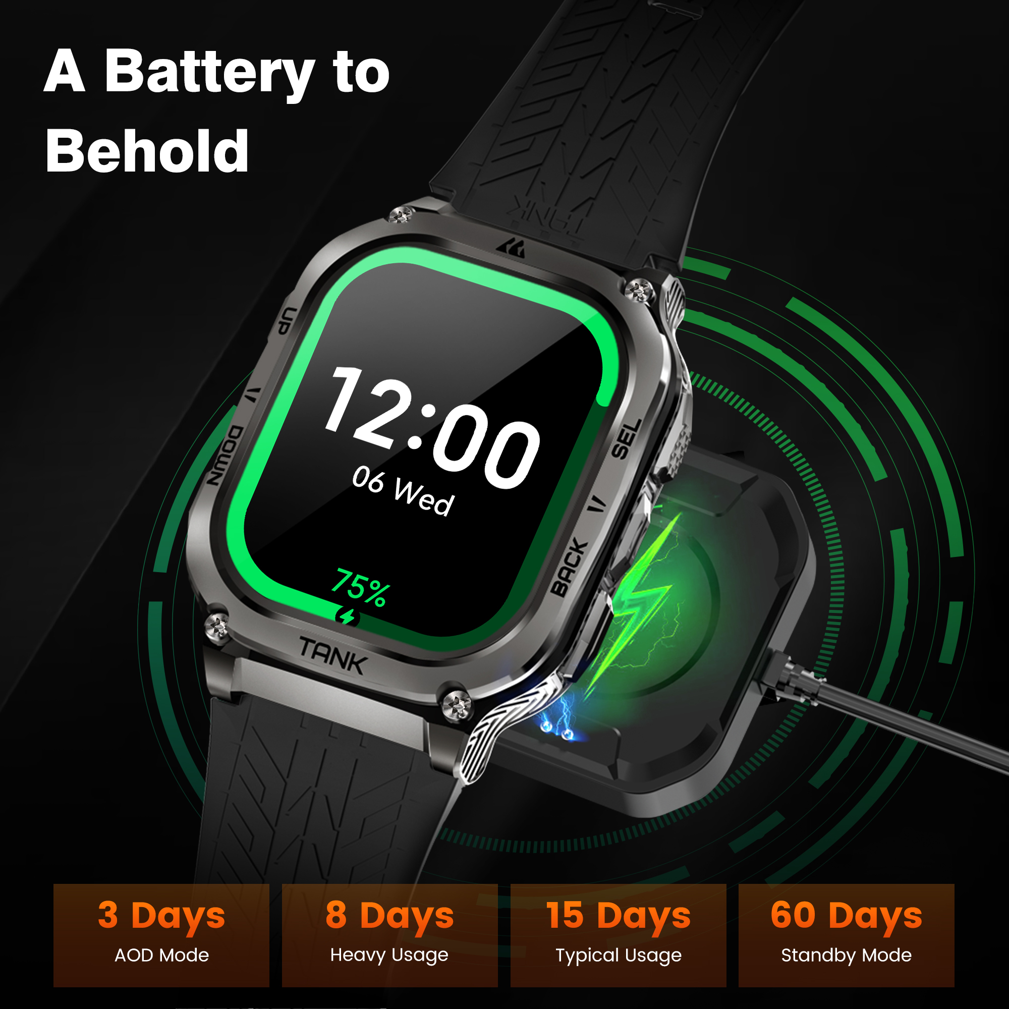 2025 Original KOSPET TANK M3 S - Smartwatch El incelemesi ve fiyatı