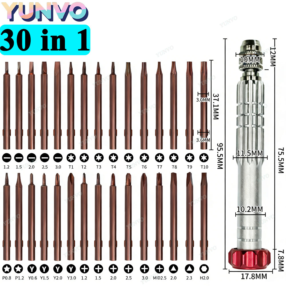 30 in 1 Magnetic Precision Scr - Watchmaker Screwdriver incelemesi ve fiyatı