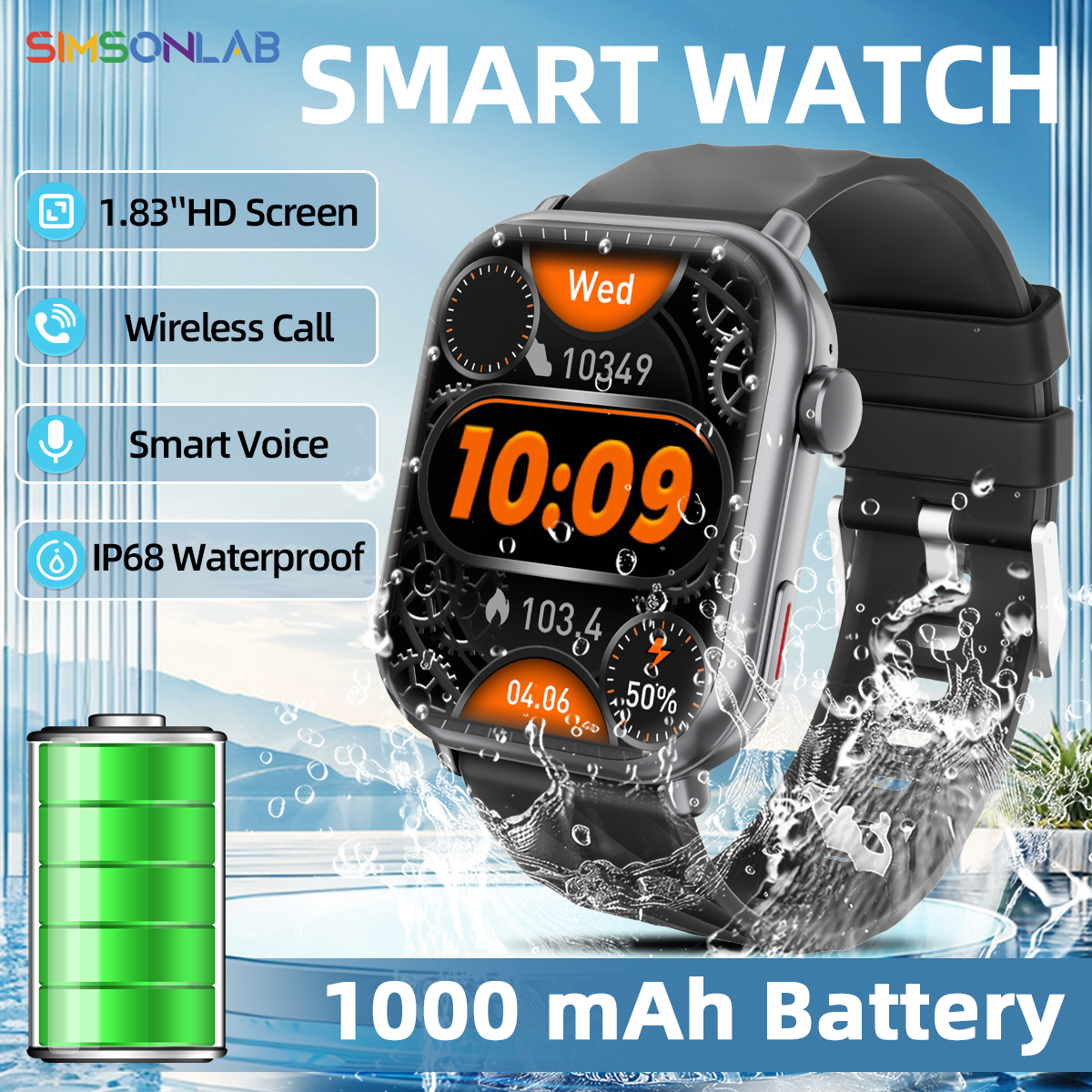 2025 NEW Hot Smartwatch 1.83'' - Smartwatch New Watches 2025 incelemesi ve fiyatı