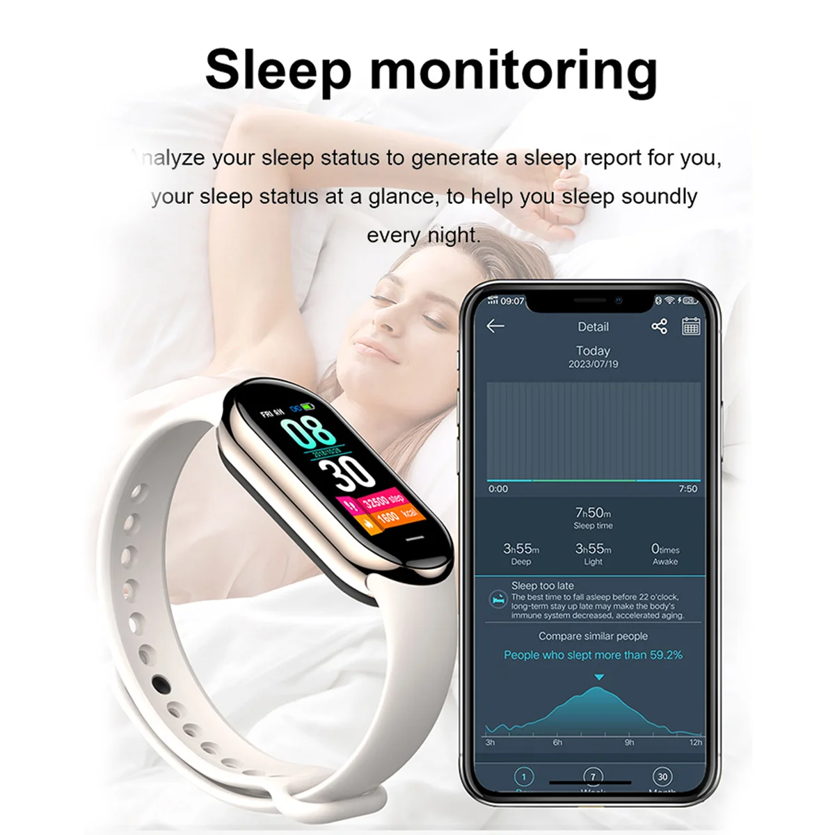 2025 Trend M8 Band Smart Men W - Smartwatch Trending Watches For Women incelemesi ve fiyatı