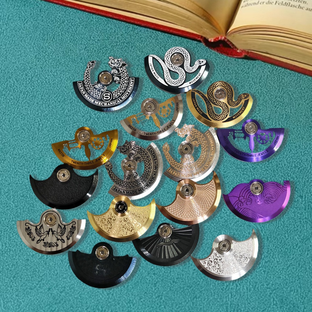 Customized NH35 watch movement - Watch Movement Rotor incelemesi ve fiyatı