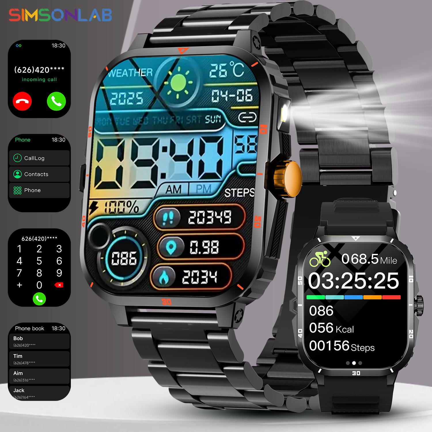 2025 NEW Military Smartwatch 2 - Smartwatch New Watches 2025 incelemesi ve fiyatı