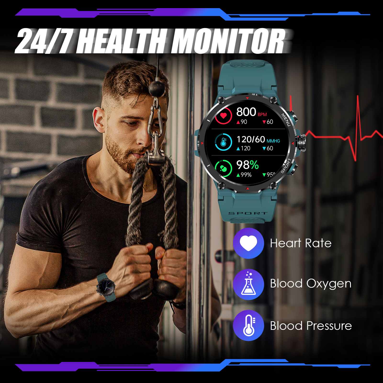EIGIIS Military Smart Watch fo - Smartwatch I Watches incelemesi ve fiyatı