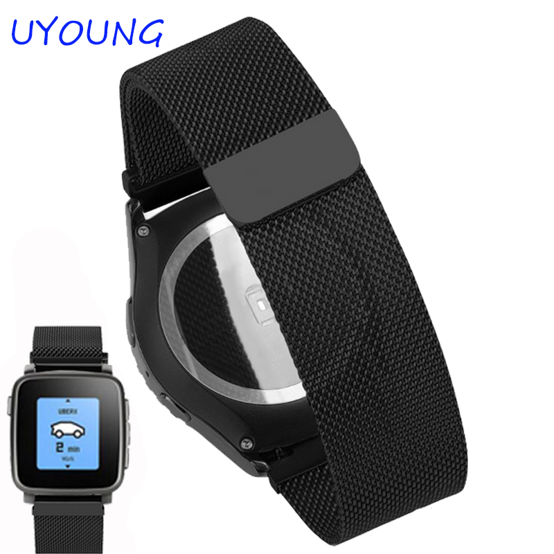 22mm Milanese Loop Strap For P - Smartwatch Pebble Watches incelemesi ve fiyatı