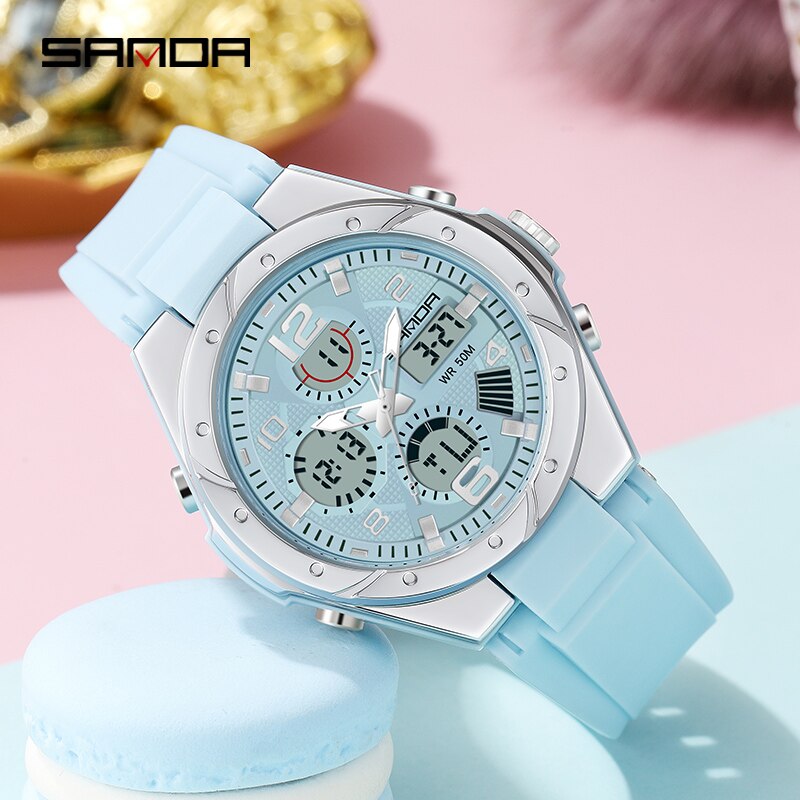 SANDA Luxury Ladies LED Digita - Casio Watches Smartwatch incelemesi ve fiyatı