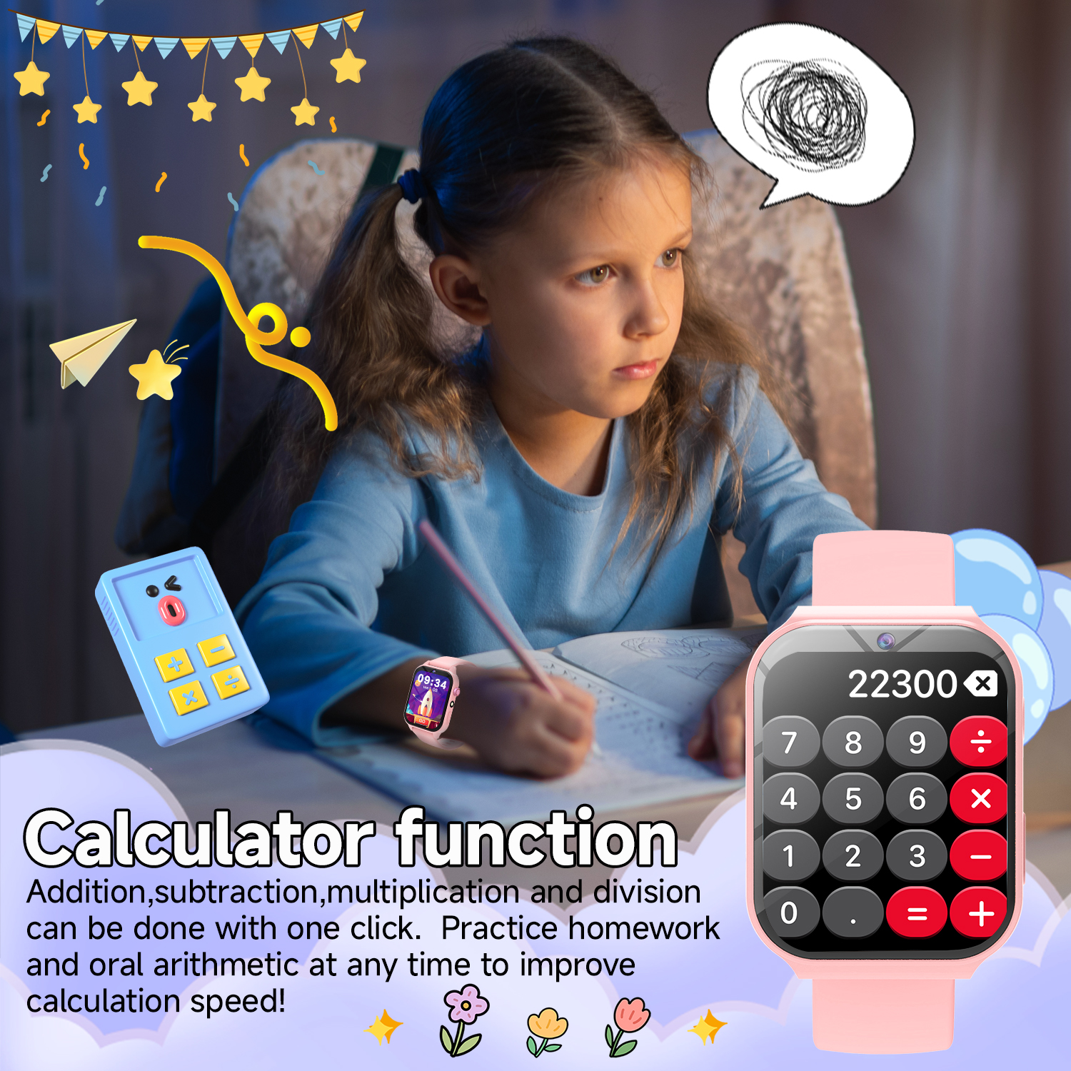 Study Partners for Kids HD Cam - Smartwatch Watches Gift For Girls incelemesi ve fiyatı