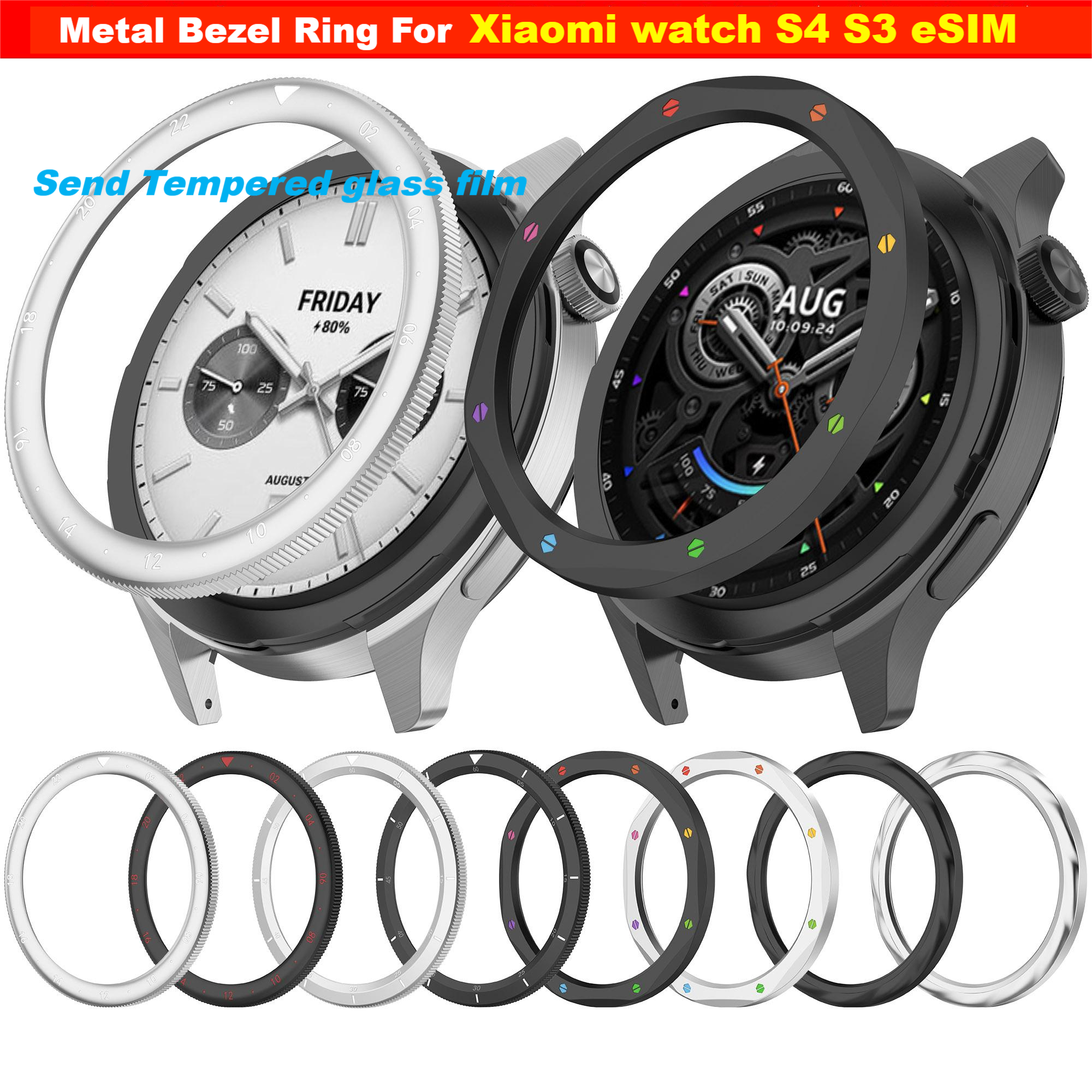 Metal Bezel Ring For Xiaomi Wa - Watch Esim incelemesi ve fiyatı