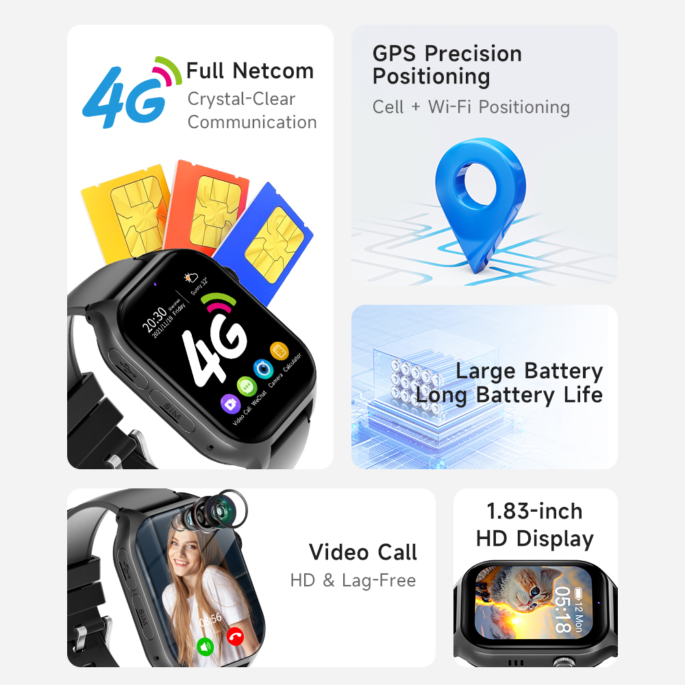 696 Smart Watches 4G Kids GPS  - Smartwatch Watches Gift For Boys With Gps incelemesi ve fiyatı
