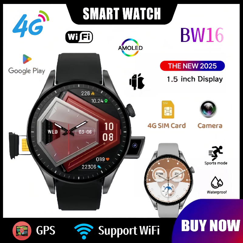 New 4G Smartwatch BW16: WiFi | - Smartwatch New Watches 2025 incelemesi ve fiyatı
