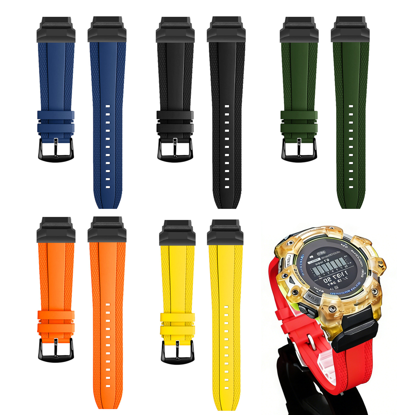 Modified Waterproof Fluorine R - Smartwatch Casio Watches For Men incelemesi ve fiyatı