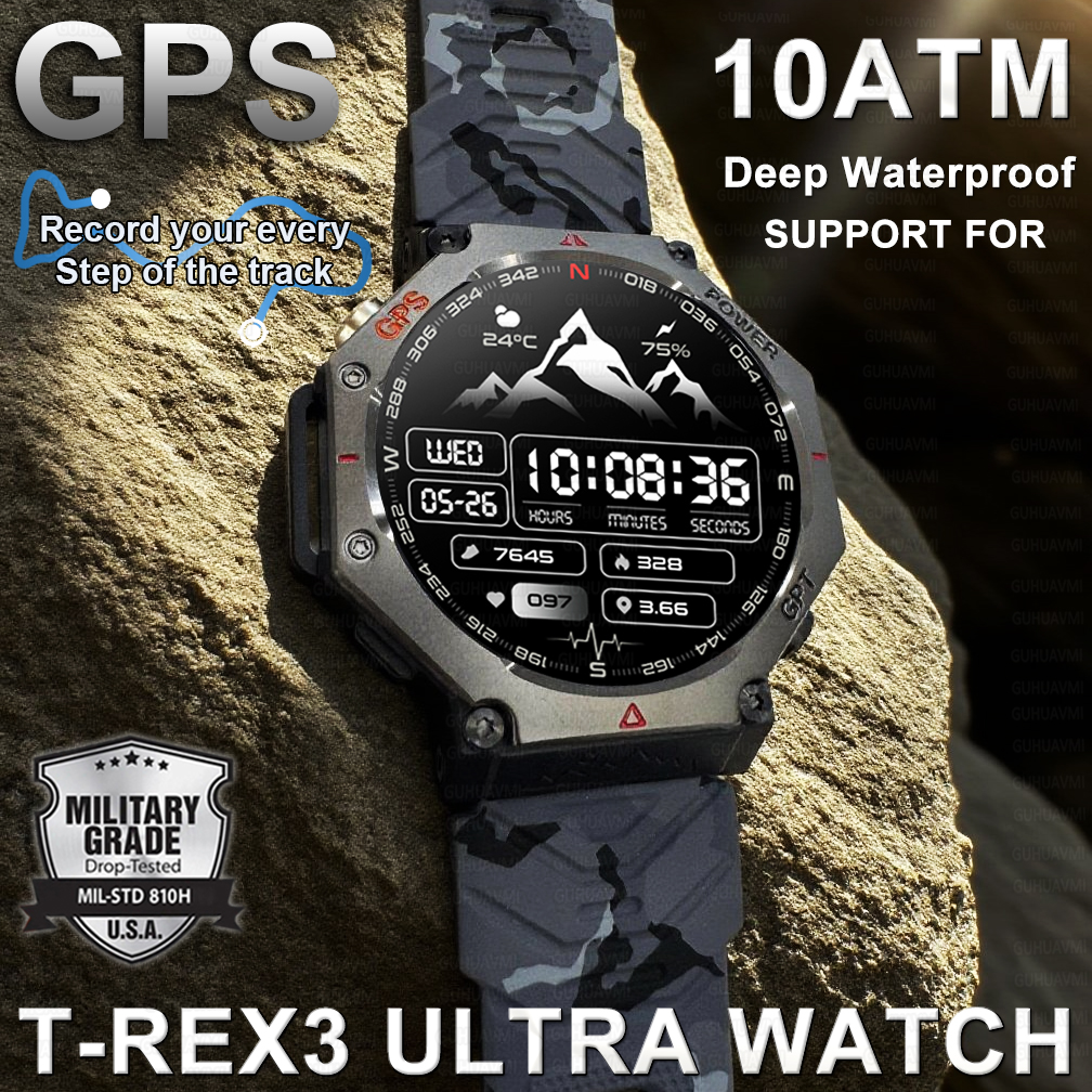 Military Smart Watch T-Rex 3 B - Watch Esim incelemesi ve fiyatı