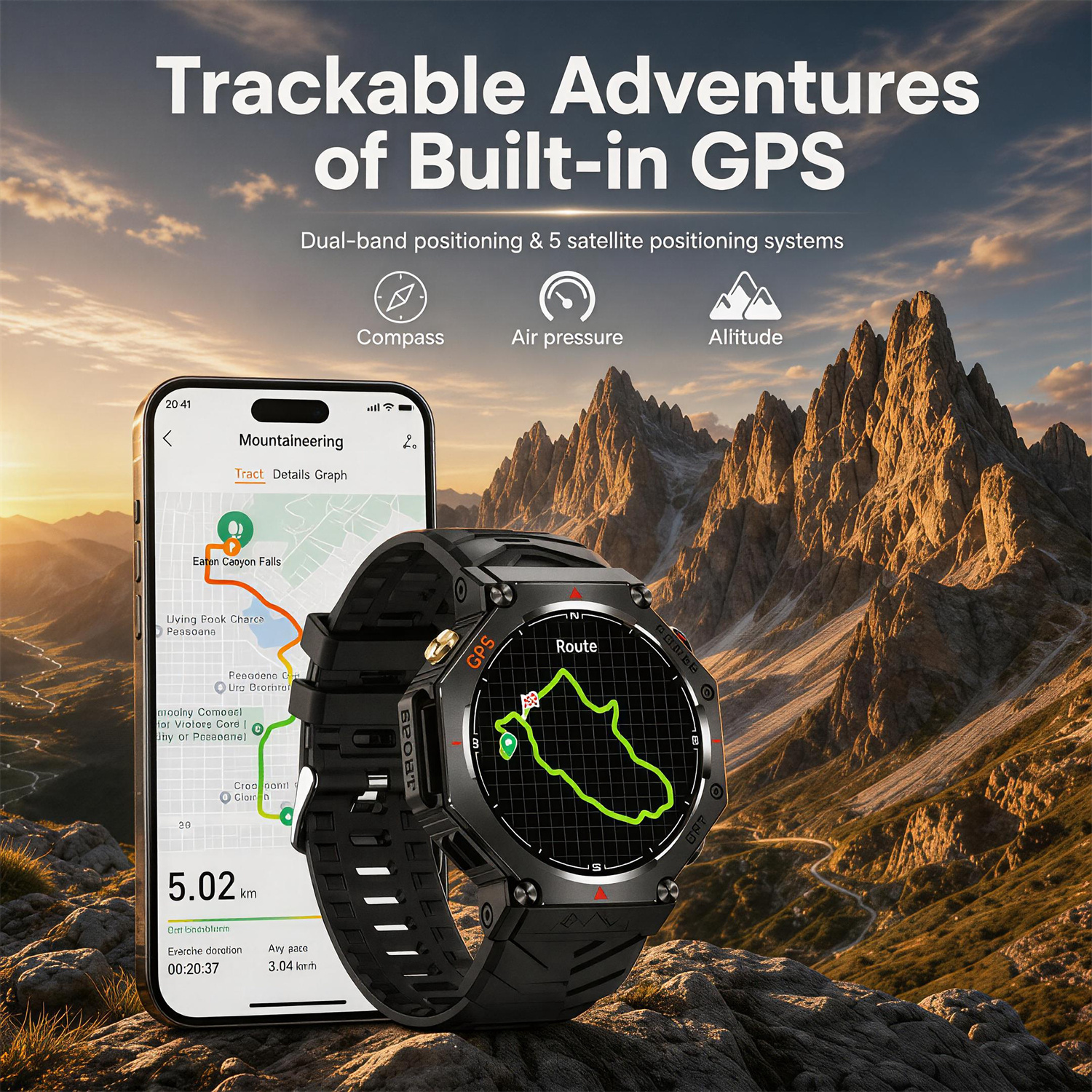Military Smart Watch T-Rex 3 B - Watch Esim incelemesi ve fiyatı