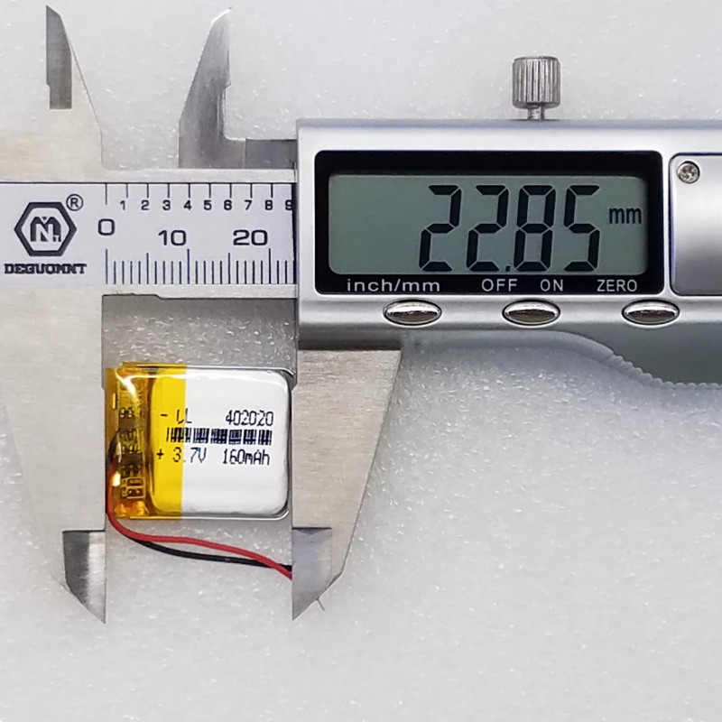 402020 3.7V 160mAh Li-Polymer  - Smartwatch Pebble Watches incelemesi ve fiyatı