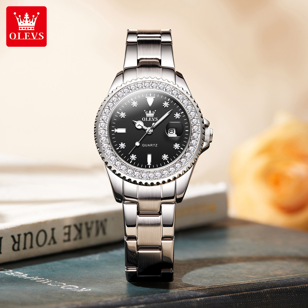OLEVS Luxury Brand Quartz Watc - Watch Bezel Insert incelemesi ve fiyatı