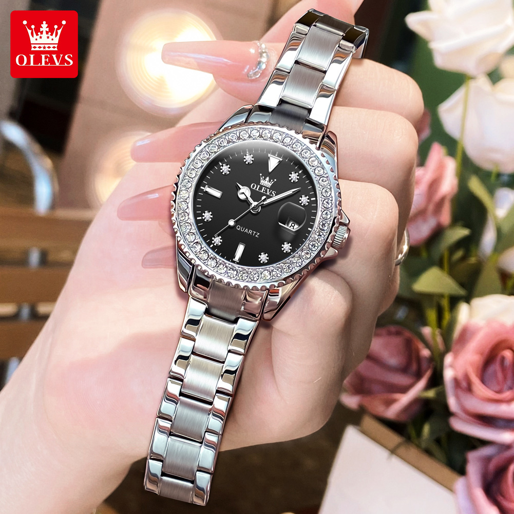 OLEVS Luxury Brand Quartz Watc - Watch Bezel Insert incelemesi ve fiyatı