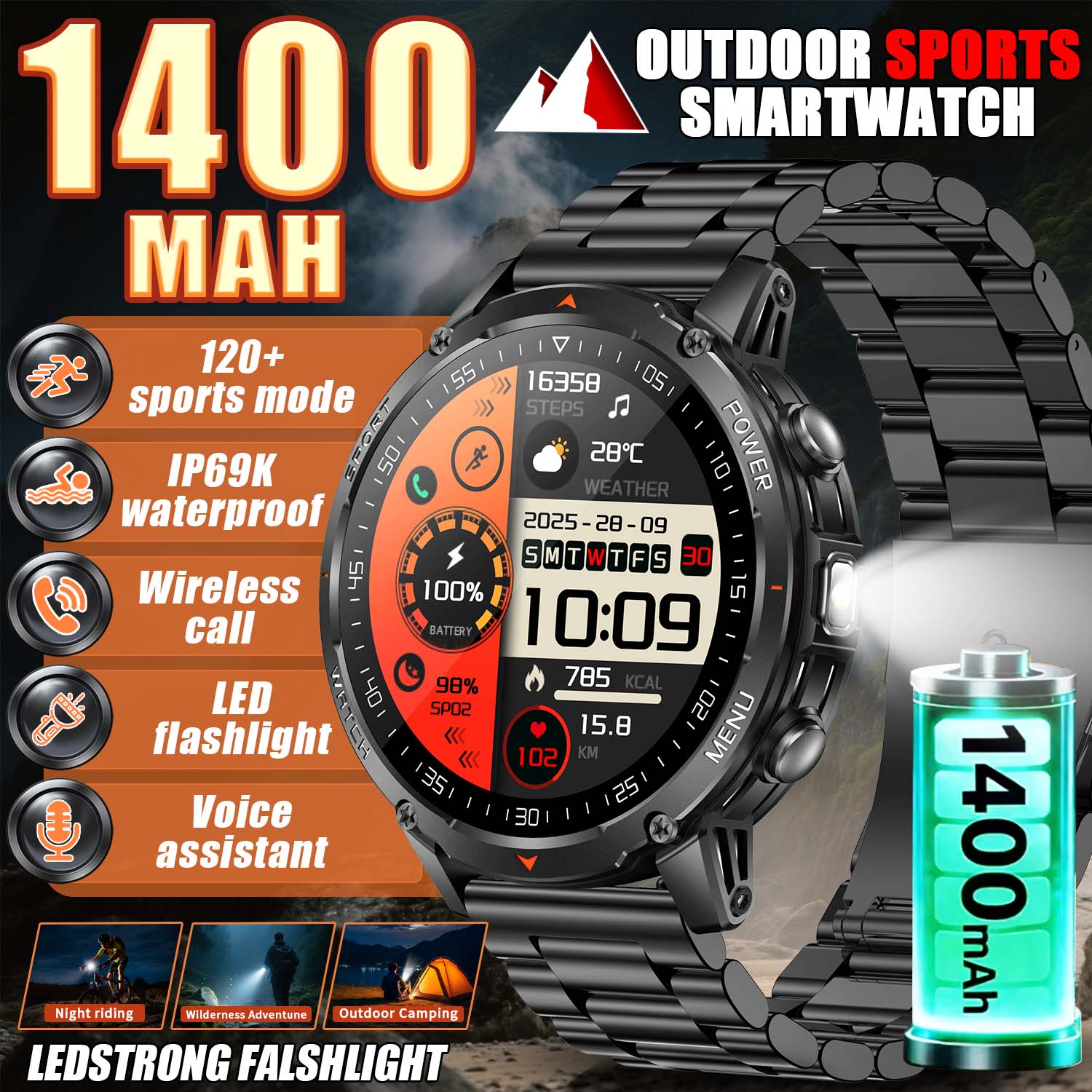 2026 New Military Smart Watch  - Smartwatch Trending Watches For Women incelemesi ve fiyatı